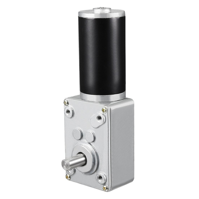 60kg-cm DC 24v 3rpm 드립 방지 웜 기어 모터 가역 고 토크 속도는 전기 터빈 기어 박스 모터 8mm 샤프트를 줄입니다.